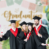 Aperturee - Pink Floral Cactus Graduation Fiesta Photo Backdrop